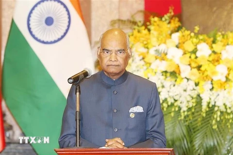 Tổng thống Ấn Độ Ram Nath Kovind. (Ảnh: Trí Dũng/TTXVN)