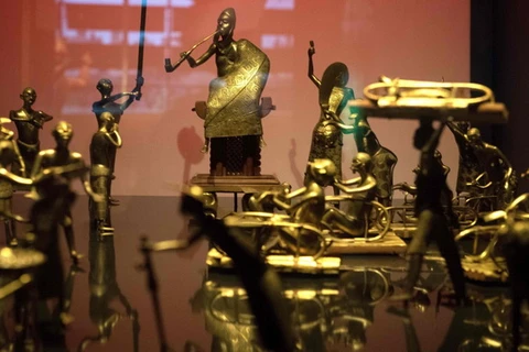 Các tác phẩm nghệ thuật châu Phi đươc trưng bày tại Paris. (Nguồn: AFP/Getty Images)