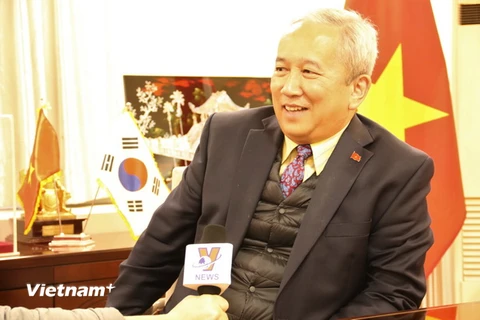Đại sứ Nguyễn Vũ Tú. (Ảnh: Mạnh Hùng-Hữu Tuyên/Vietnam+)