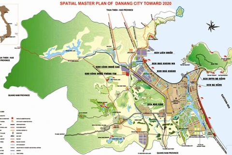 Quy hoạch chung thành phố Đà Nẵng đến năm 2020. (Nguồn: danang.gov.vn)