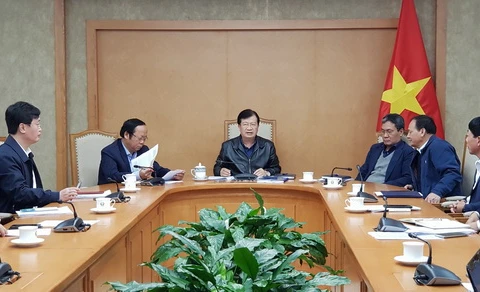 Phó Thủ tướng Trịnh Đình Dũng làm việc với các bộ, ngành Trung ương rà soát công tác chuẩn bị đầu tư tuyến cao tốc Bắc-Nam. (Nguồn: baochinhphu.vn)