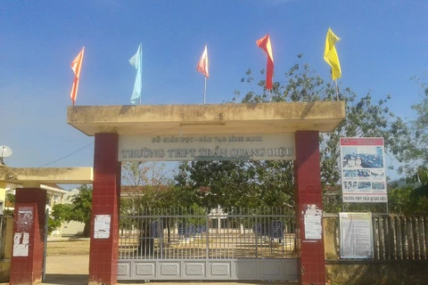 Trường Trung học Phổ thông Trần Quang Diệu. (Nguồn: Facebook)