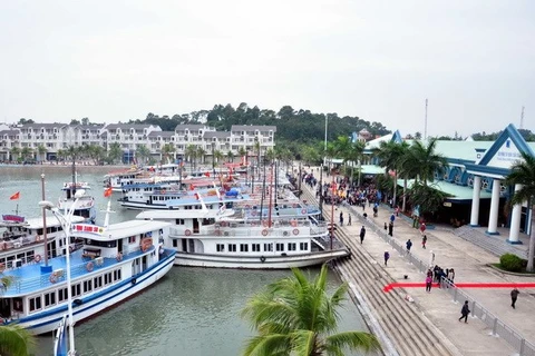 Cảng tàu khách quốc tế Tuần Châu. (Ảnh :Nguyễn Hoàng/TTXVN)