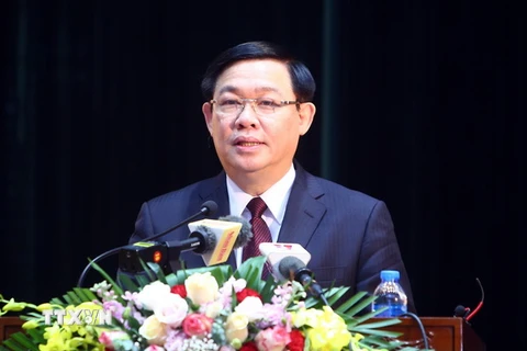 Phó Thủ tướng Vương Đình Huệ. (Ảnh: Danh Lam/TTXVN)
