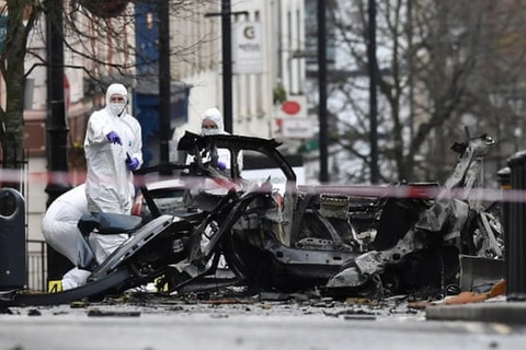 Hiện trường vụ đánh bom. (Nguồn: Getty Images)