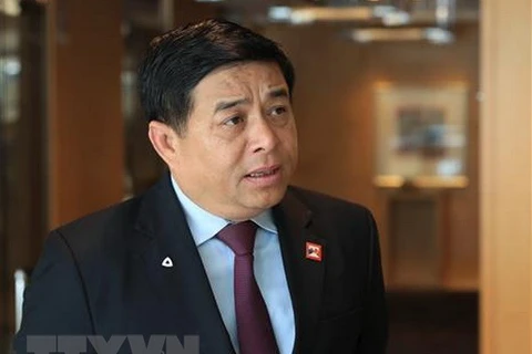 Bộ trưởng Bộ Kế hoạch và Đầu tư Nguyễn Chí Dũng. (Ảnh: Thống Nhất/TTXVN)