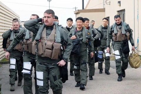 Lực lượng Mỹ tại Hàn Quốc. (Nguồn: AFP)