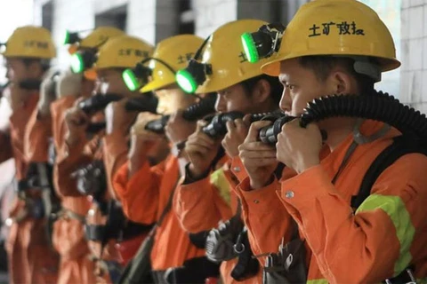 Thợ mỏ Trung Quốc. (Nguồn: thenews.com.pk)