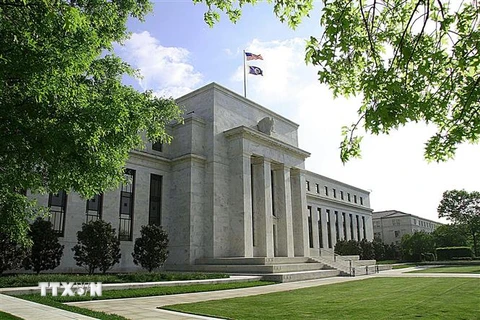 Trụ sở Ngân hàng Dự trữ Liên bang Mỹ (Fed) tại Washington, DC. (Nguồn: AFP/TTXVN)