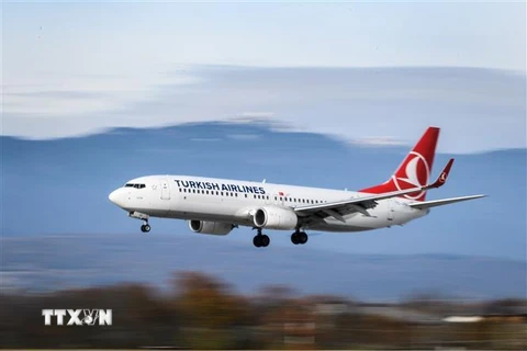 Máy bay của hãng hàng không Turkish Airlines. (Nguồn: AFP/TTXVN)