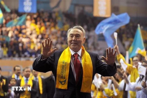 Cựu Tổng thống Kazakhstan Nursultan Nazarbayev tại một sự kiện ở Astana. (Nguồn: AFP/TTXVN)