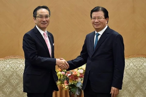 Phó Thủ tướng Trịnh Đình Dũng tiếp ông Masumi Kakinori, Tổng giám đốc Tập đoàn Marubeni. (Nguồn: baochinhphu.vn)