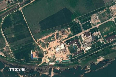 Hình ảnh vệ tinh chụp cơ sở hạt nhân Yongbyon của Triều Tiên. (Nguồn: AFP/TTXVN)