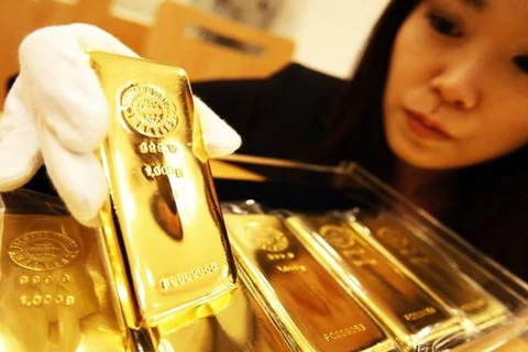 Giá vàng châu Á neo gần mức thấp của bốn tháng. (Nguồn: AP)
