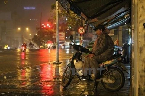 Đêm 14/5, Bắc Bộ và Bắc Trung Bộ có mưa rào và dông rải rác. (Nguồn: Vietnam+)