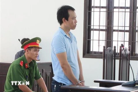 Bị cáo Phạm Hảo tại phiên xét xử. (Ảnh: Nguyễn Thành/TTXVN)