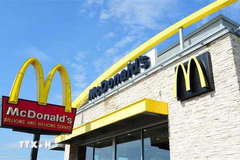 Một cửa hàng của McDonald's ở Gettysburg, bang Pennsylvania, Mỹ. (Nguồn: AFP/TTXVN)