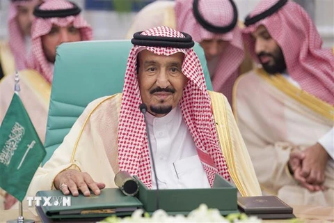Quốc vương Arabia Salman bin Abdulaziz tại một cuộc họp ở Mecca. (Nguồn: AFP/TTXVN)