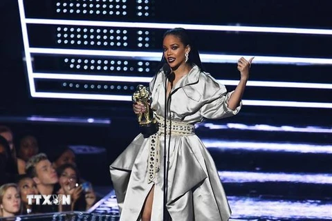 Nữ ca sỹ Rihanna. (Nguồn: AFP/TTXVN)