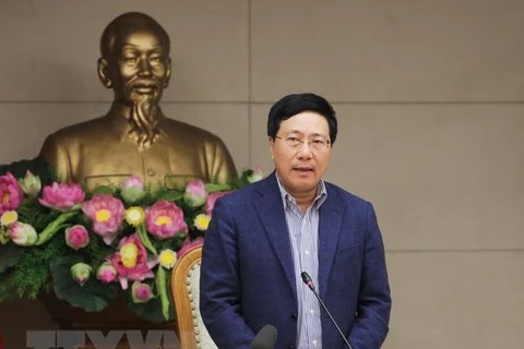 Phó Thủ tướng, Bộ trưởng Bộ Ngoại giao Phạm Bình Minh. (Ảnh: Lâm Khánh/TTXVN)
