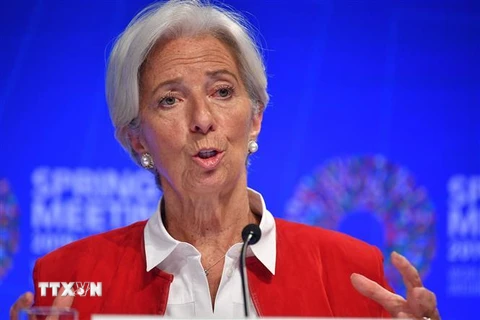 Tổng Giám đốc Quỹ Tiền tệ quốc tế (IMF) Christine Lagarde. (Nguồn: AFP/TTXVN)
