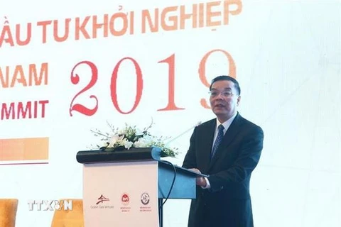Bộ trưởng Bộ Khoa học và Công nghệ Chu Ngọc Anh phát biểu tại diễn đàn. (Ảnh: Danh Lam/TTXVN)