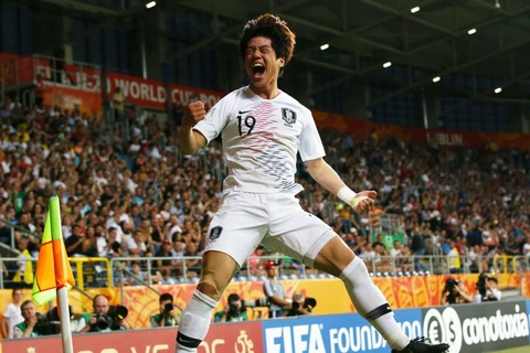 Jun Choi ghi bàn thắng duy nhất giúp U20 Hàn Quốc chiến thắng. (Nguồn: Getty Images)