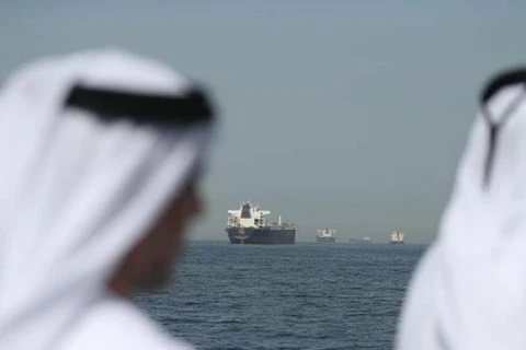 Tàu chở dầu trên Vịnh Oman. (Nguồn: teletrader.com)