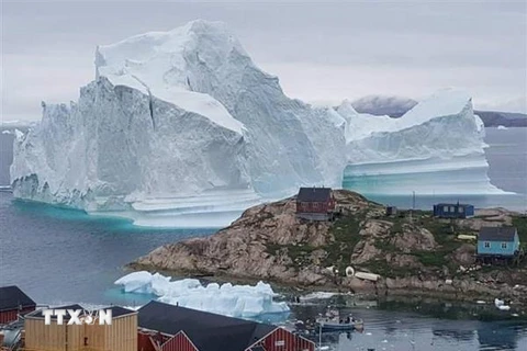 Băng trên đảo Greenland. (Nguồn: AFP/TTXVN)