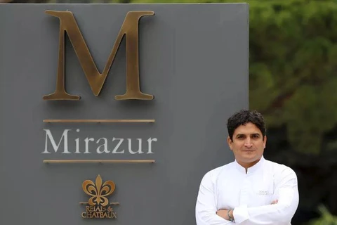 Bếp trưởng Mauro Colagreco của nhà hàng Mirazur. (Nguồn: AFP)