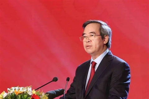 Trưởng Ban Kinh tế Trung ương Nguyễn Văn Bình. (Ảnh: Phương Hoa/TTXVN)