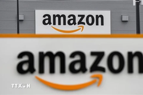 Biểu tượng Amazon. (Ảnh: AFP/TTXVN)