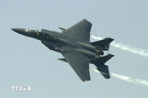 Tiêm kích F-15. (Ảnh: AFP/TTXVN)