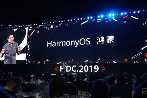 Lễ ra mắt Harmony OS. (Nguồn: engadget.com)