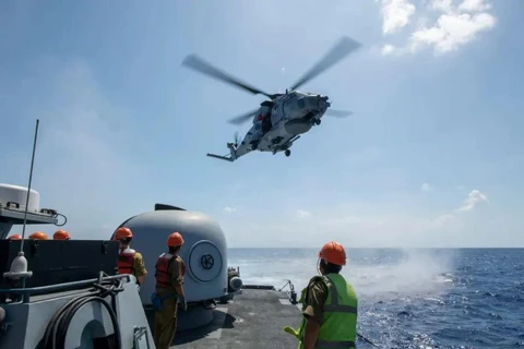 Hải quân Israel tập trận ứng phó động đất mạnh. (Nguồn: www.jpost.com)