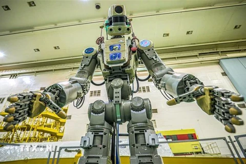 Robot Fedor của Nga. (Ảnh: AFP/TTXVN)