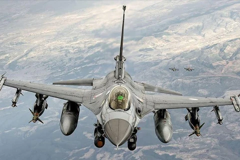 Máy bay chiến đấu F-16. (Nguồn: hurriyetdailynews.com)