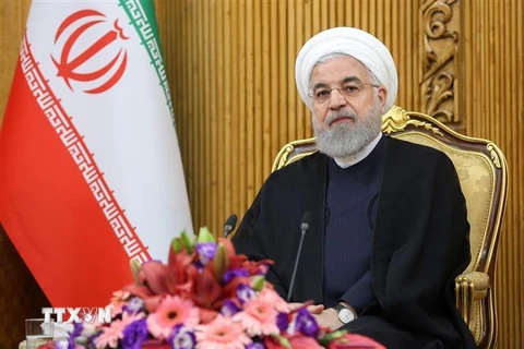 Tổng thống Iran Hassan Rouhani tại một sự kiện ở Tehran. (Ảnh: AFP/TTXVN)