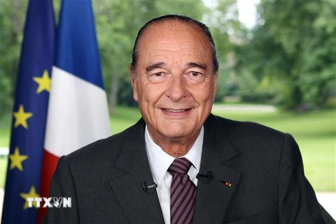 Cựu Tổng thống Pháp Jacques Chirac. (Ảnh: AFP/TTXVN)