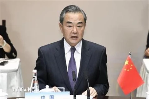 Bộ trưởng Ngoại giao Trung Quốc Vương Nghị. (Ảnh: Kyodo/TTXVN)