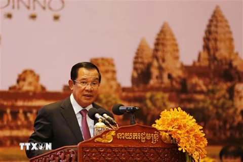 Thủ tướng Chính phủ Hoàng gia Campuchia Samdech Techo Hun Sen. (Ảnh: THX/TTXVN)