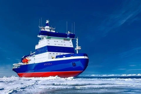 Tàu phá băng Arktika. (Nguồn: Atomflot)