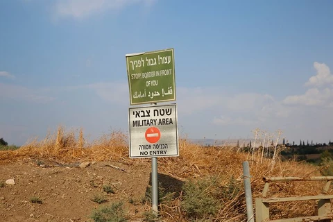 Khu vực biên giới Jordan-Israel. (Nguồn: AP)