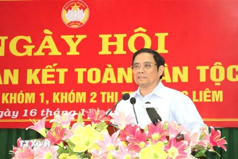 Trưởng Ban Tổ chức Trung ương dự Ngày hội Đại đoàn kết tại Vĩnh Long