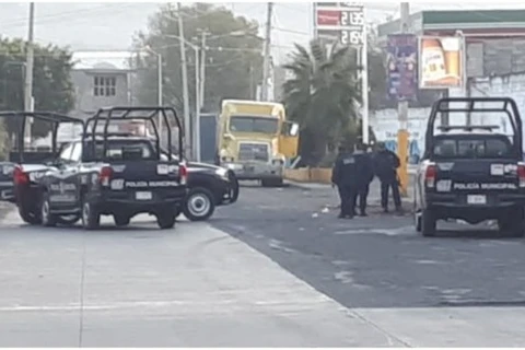 Hiện trường vụ xả súng tại Uriangato. (Nguồn: en24.news)