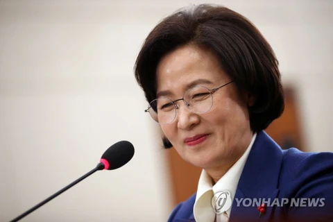 Tân Bộ trưởng Tư pháp Hàn Quốc Choo Mi-ae. (Nguồn: Yonhap)