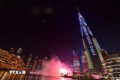 Tháp Burj Khalifa, Dubai. (Ảnh: AFP/TTXVN)