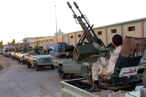 Lực lượng chính phủ Libya. (Nguồn: Reuters)