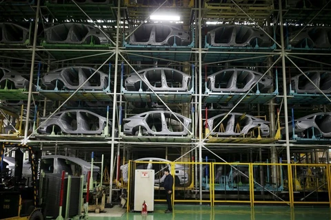 Nhà máy lắp ráp xe của Huyndai tại Asan. (Nguồn: yahoo.com)