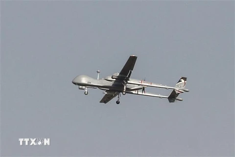 Máy bay không người lái Heron của Israel. (Ảnh: AFP/TTXVN)